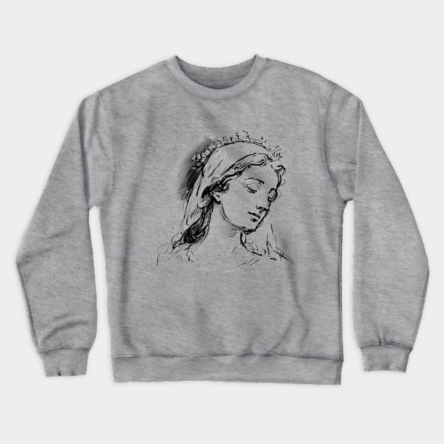 Blessed Virgin Mary Crewneck Sweatshirt by ShopBuzz